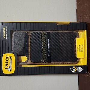 OtterBox Symmetry Series Black Brown Case for iPhone X/Xs